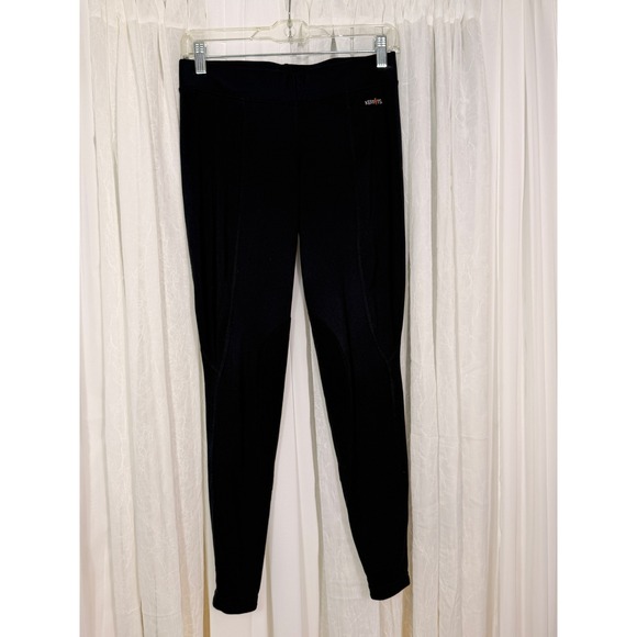 Kerrits Pants - Kerrits Womens Black Knee Patch Equestrian Riding Breeches Leggings Large L